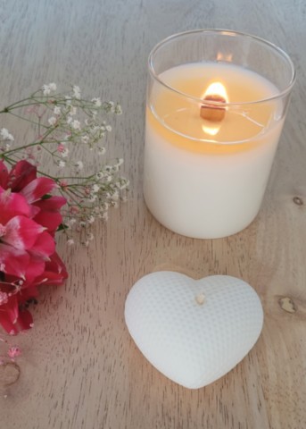 Coeur M blanc