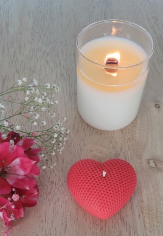Coeur M rouge