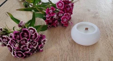 Petite bougie moule rond